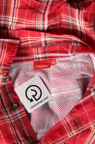 Мъжка риза Vittorio Rossi, Размер 3XL, Цвят Червен, Цена 29,00 лв.