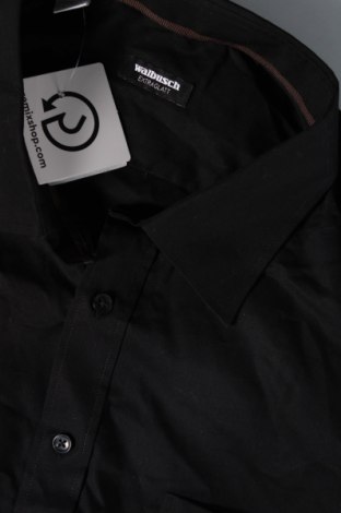 Ανδρικό πουκάμισο Walbusch, Μέγεθος 3XL, Χρώμα Μαύρο, Τιμή 22,67 €