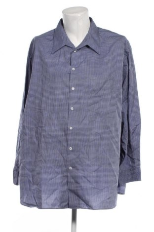 Ανδρικό πουκάμισο Walbusch, Μέγεθος 4XL, Χρώμα Μπλέ, Τιμή 19,05 €