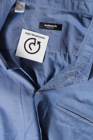 Ανδρικό πουκάμισο Walbusch, Μέγεθος XL, Χρώμα Μπλέ, Τιμή 20,02 €