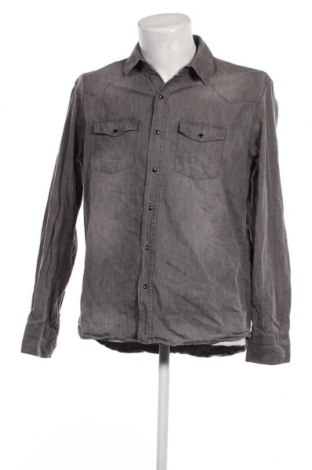 Ανδρικό πουκάμισο Watson's, Μέγεθος L, Χρώμα Γκρί, Τιμή 8,61 €