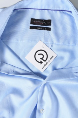 Ανδρικό πουκάμισο Westbury, Μέγεθος XL, Χρώμα Μπλέ, Τιμή 7,20 €