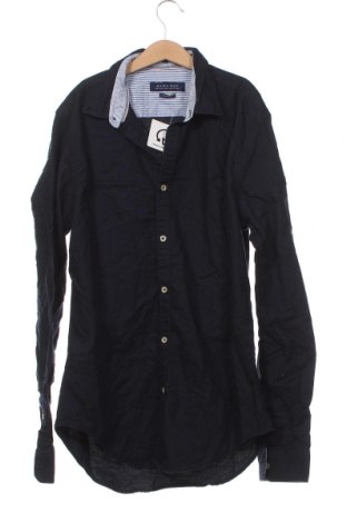 Ανδρικό πουκάμισο Zara Man, Μέγεθος M, Χρώμα Μπλέ, Τιμή 8,02 €