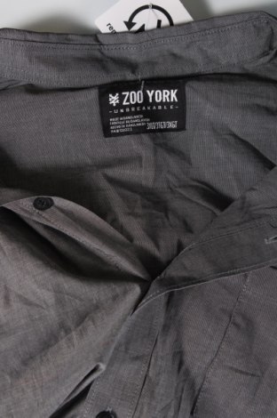 Мъжка риза Zoo York, Размер 3XL, Цвят Сив, Цена 29,00 лв.