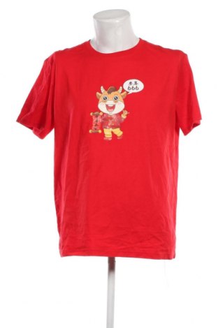 Herren T-Shirt, Größe L, Farbe Rot, Preis 8,78 €