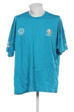 Ανδρικό t-shirt Adidas, Μέγεθος XXL, Χρώμα Μπλέ, Τιμή 27,98 €