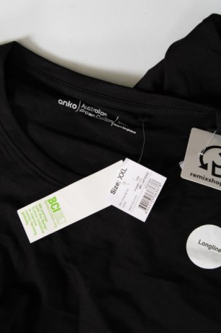 Herren T-Shirt Anko, Größe XXL, Farbe Schwarz, Preis 14,61 €