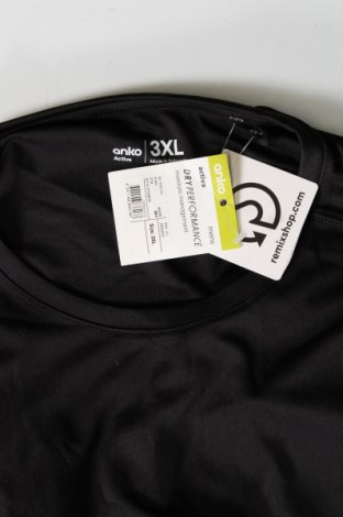 Ανδρικό t-shirt Anko, Μέγεθος 3XL, Χρώμα Μαύρο, Τιμή 12,99 €