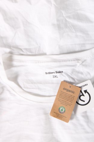 Ανδρικό t-shirt Brilliant, Μέγεθος XXL, Χρώμα Λευκό, Τιμή 12,37 €