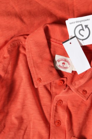 Męski T-shirt Brooks Brothers, Rozmiar S, Kolor Pomarańczowy, Cena 181,25 zł
