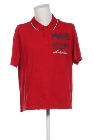 Ανδρικό t-shirt Canda, Μέγεθος XXL, Χρώμα Κόκκινο, Τιμή 7,80 €