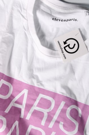 Herren T-Shirt Eleven Paris, Größe L, Farbe Weiß, Preis 26,64 €