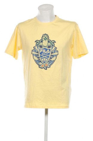Мъжка тениска FILA, Размер M, Цвят Жълт, Цена 22,10 лв.