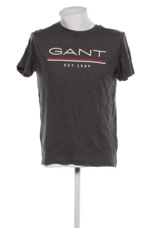 Ανδρικό t-shirt Gant, Μέγεθος M, Χρώμα Γκρί, Τιμή 34,00 €
