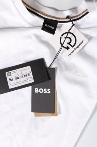 Herren T-Shirt Hugo Boss, Größe S, Farbe Weiß, Preis 54,12 €