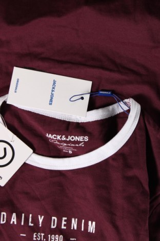 Tricou de bărbați Jack & Jones, Mărime S, Culoare Roșu, Preț 88,82 Lei