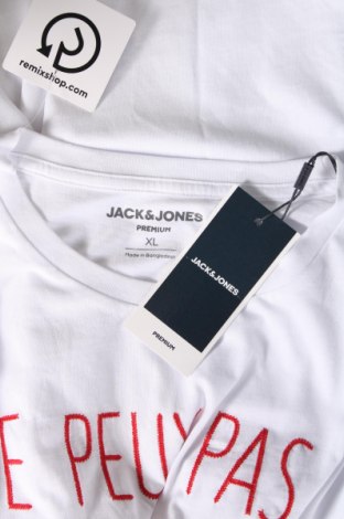 Мъжка тениска Jack & Jones PREMIUM, Размер XL, Цвят Бял, Цена 27,00 лв.
