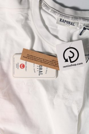 Ανδρικό t-shirt Kaporal, Μέγεθος XXL, Χρώμα Λευκό, Τιμή 10,02 €