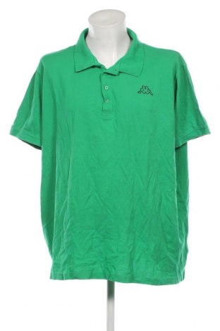Мъжка тениска Kappa, Размер 4XL, Цвят Зелен, Цена 7,40 лв.