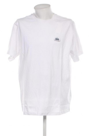 Ανδρικό t-shirt Lee, Μέγεθος XXL, Χρώμα Λευκό, Τιμή 20,90 €