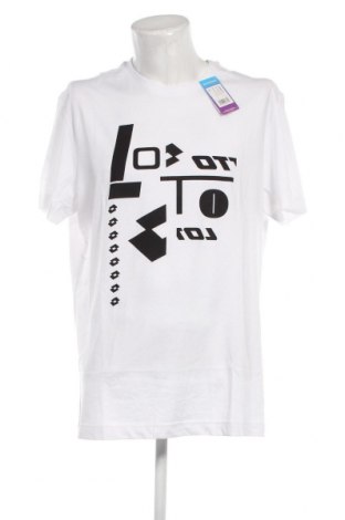 Pánske tričko  Lotto, Veľkosť 3XL, Farba Biela, Cena  17,00 €