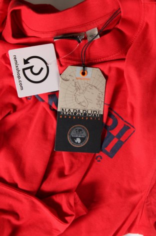Мъжка тениска Napapijri, Размер M, Цвят Червен, Цена 68,00 лв.