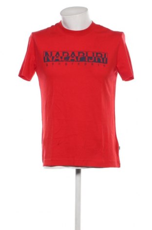 Мъжка тениска Napapijri, Размер M, Цвят Червен, Цена 68,00 лв.