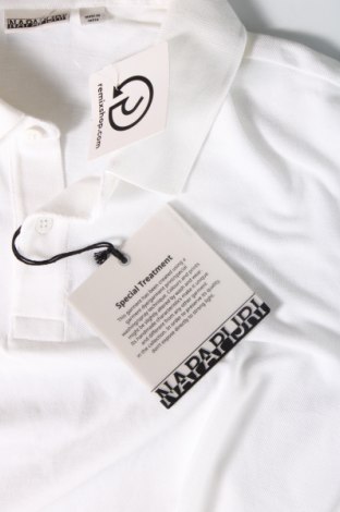 Ανδρικό t-shirt Napapijri, Μέγεθος XXL, Χρώμα Λευκό, Τιμή 34,00 €