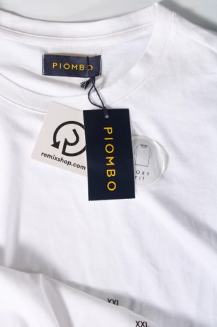 Herren T-Shirt Piombo, Größe XXL, Farbe Weiß, Preis 17,69 €