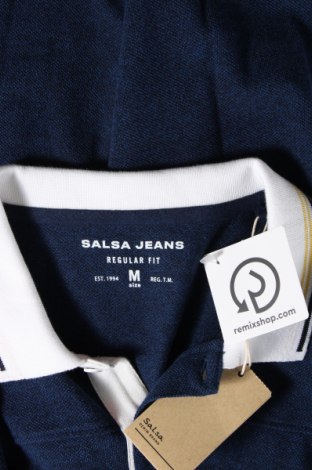 Herren T-Shirt Salsa, Größe M, Farbe Blau, Preis 14,95 €