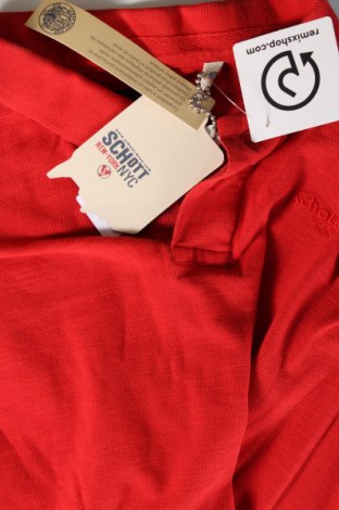 Ανδρικό t-shirt Schott, Μέγεθος M, Χρώμα Κόκκινο, Τιμή 35,05 €