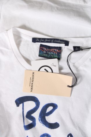 Ανδρικό t-shirt Scotch & Soda, Μέγεθος S, Χρώμα Λευκό, Τιμή 26,99 €
