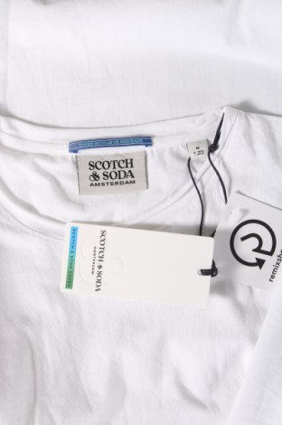 Мъжка тениска Scotch & Soda, Размер M, Цвят Бял, Цена 68,00 лв.
