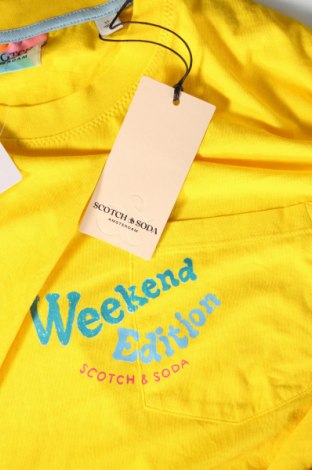 Ανδρικό t-shirt Scotch & Soda, Μέγεθος XL, Χρώμα Κίτρινο, Τιμή 35,05 €