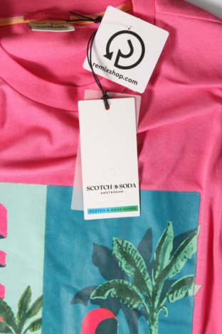 Ανδρικό t-shirt Scotch & Soda, Μέγεθος L, Χρώμα Ρόζ , Τιμή 35,05 €