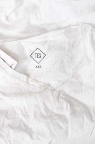 Herren T-Shirt Tex, Größe XXL, Farbe Weiß, Preis 9,05 €