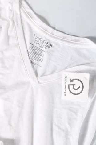 Ανδρικό t-shirt Time and tru, Μέγεθος 3XL, Χρώμα Λευκό, Τιμή 4,66 €