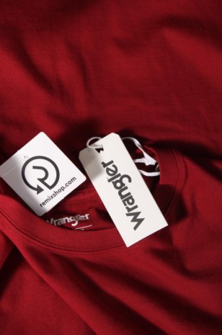 Мъжка тениска Wrangler, Размер XL, Цвят Червен, Цена 52,00 лв.