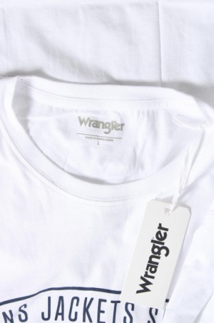 Herren T-Shirt Wrangler, Größe L, Farbe Weiß, Preis € 26,80