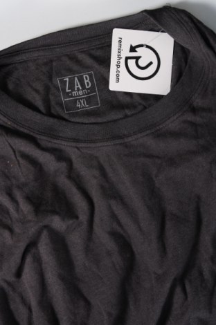 Мъжка тениска Zab, Размер 4XL, Цвят Сив, Цена 12,35 лв.