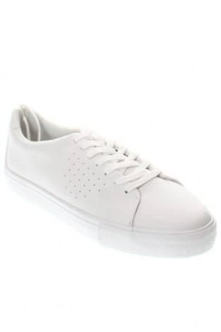 Мъжки обувки Pull&Bear, Размер 45, Цвят Бял, Цена 62,00 лв.