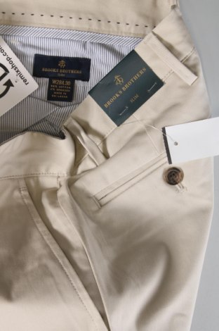 Męskie spodnie Brooks Brothers, Rozmiar XS, Kolor Beżowy, Cena 509,10 zł