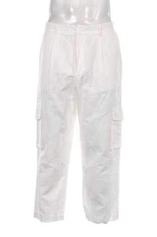 Pantaloni de bărbați Dan Fox X About You, Mărime L, Culoare Ecru, Preț 286,18 Lei