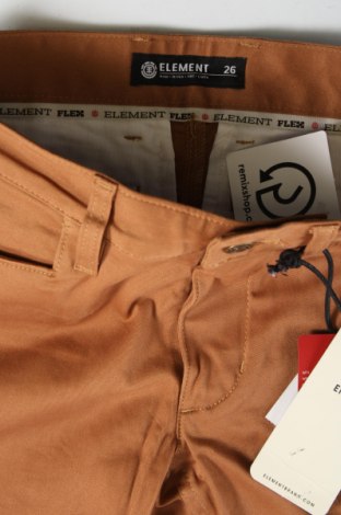Ανδρικό παντελόνι Element, Μέγεθος XXS, Χρώμα Καφέ, Τιμή 9,42 €