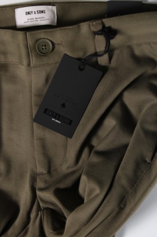 Мъжки панталон Only & Sons, Размер M, Цвят Зелен, Цена 16,10 лв.