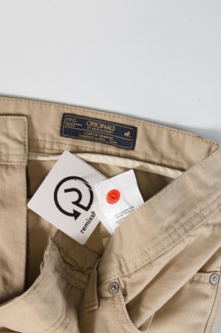 Ανδρικό παντελόνι Originals By Jack & Jones, Μέγεθος M, Χρώμα  Μπέζ, Τιμή 4,66 €