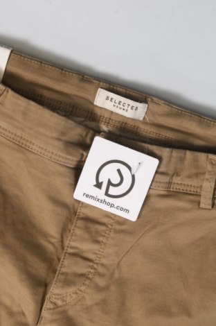 Мъжки панталон Selected Homme, Размер M, Цвят Кафяв, Цена 21,85 лв.