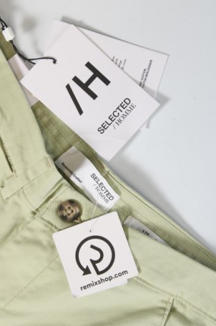 Pánske nohavice  Selected Homme, Veľkosť S, Farba Zelená, Cena  7,35 €