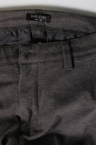 Мъжки панталон Sublevel, Размер M, Цвят Сив, Цена 7,54 лв.