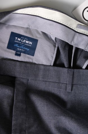 Мъжки панталон T.M.Lewin, Размер XXL, Цвят Син, Цена 50,16 лв.